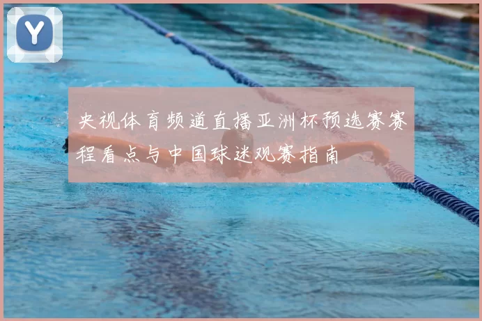 央视体育频道直播亚洲杯预选赛赛程看点与中国球迷观赛指南